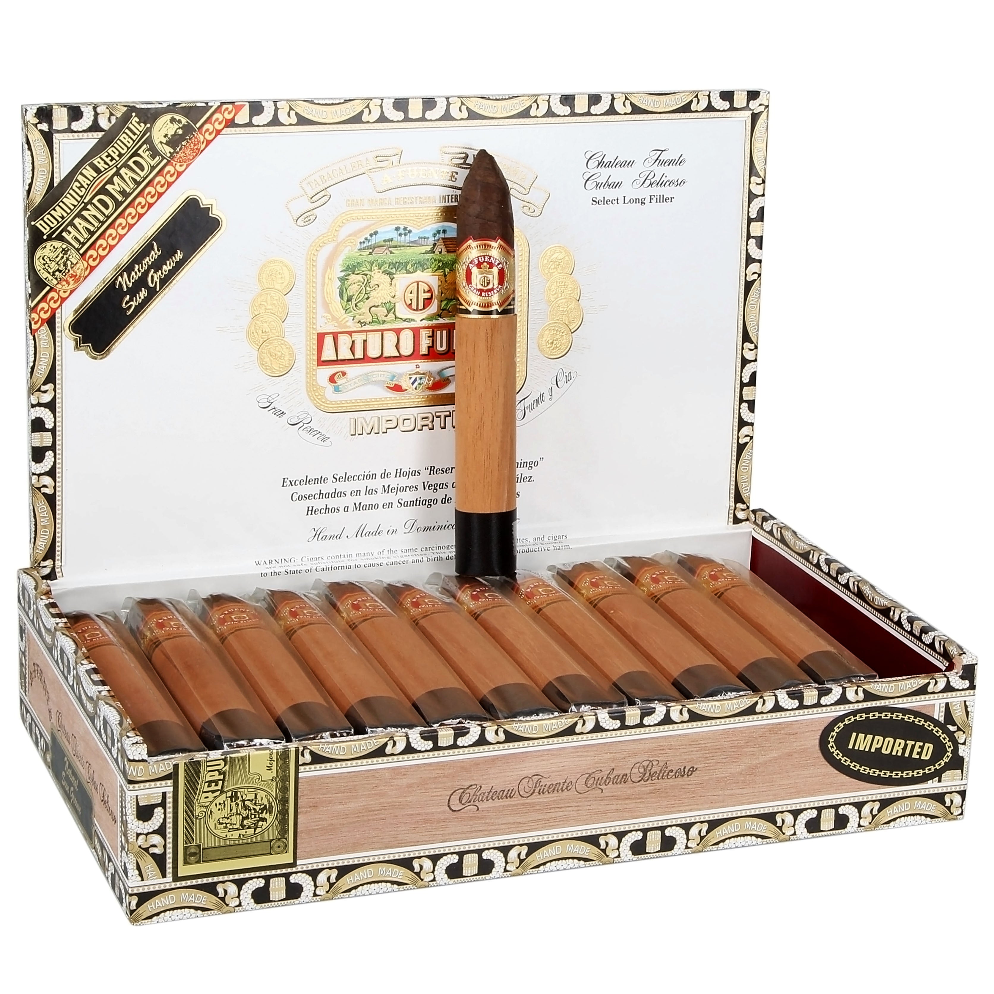 Fuente Chataeu Series Sungrown Cuban Belicoso